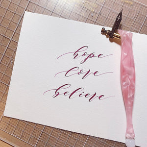 英文書法班 （Dip Pen Beginner）